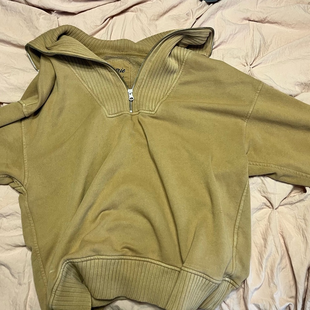 Tan aerie Half-Zip Pullover